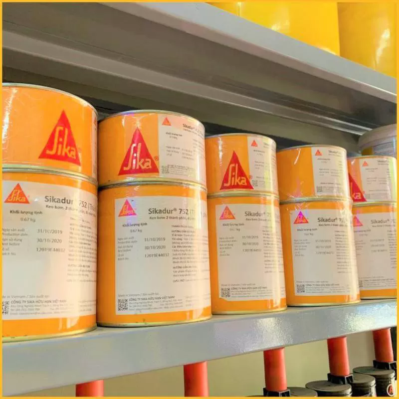 Sika Dur 752 Nhựa bơm epoxy 2 thành phần xử lý vết nứt 