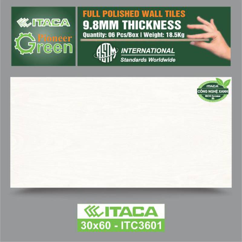 Gạch ốp tường phòng tắm Itaca 300x600mm ICT3601l