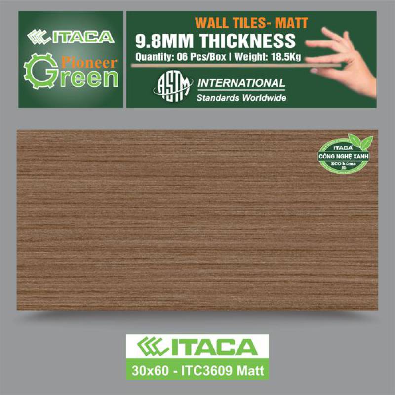 Gạch ốp tường phòng tắm Itaca 300x600mm ICT3609 Matt