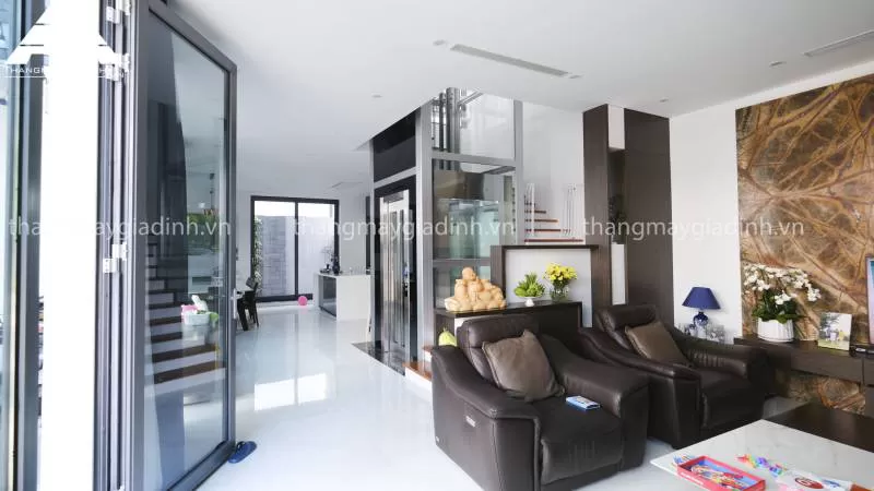 Dự án thang máy gia đình đã hoàn thiện tại KĐT An Vượng - Hà Đông