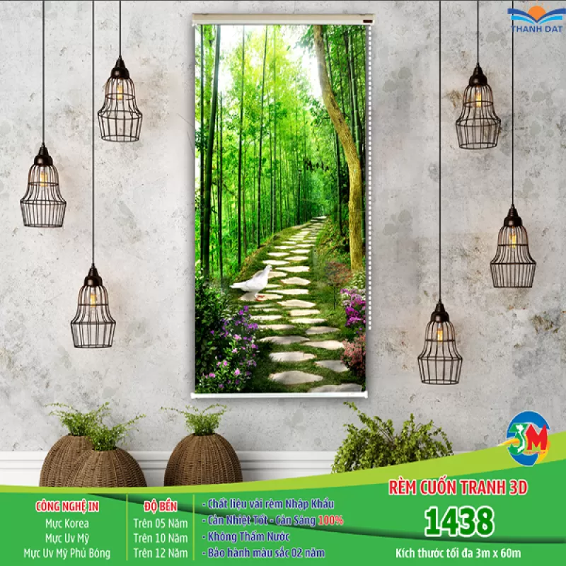 Rèm cuốn mã 1438 