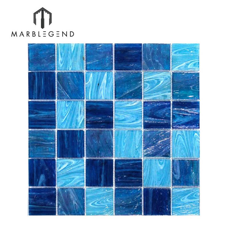 Gạch bể bơi Mosaic màu nước biển