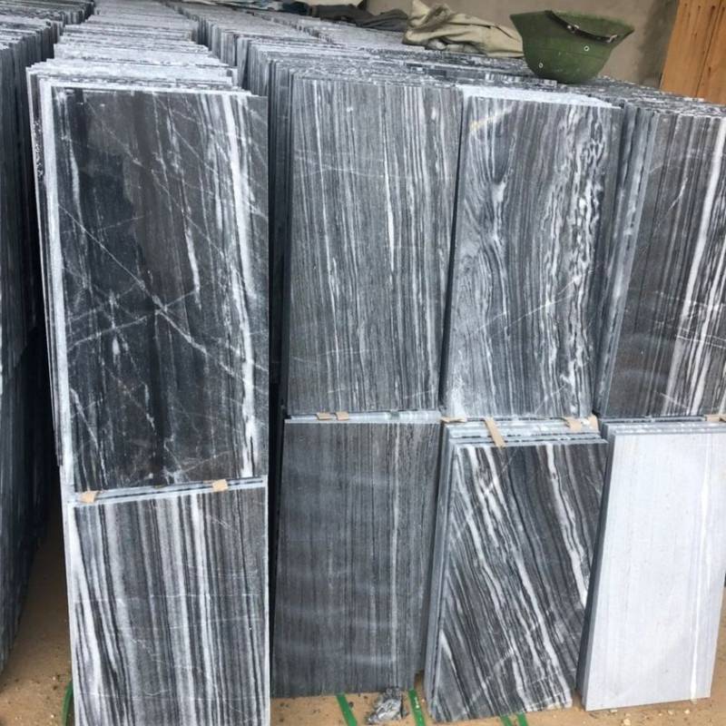 Đá sọc dưa ốp lát bể bơi, sân vườn sọc đen