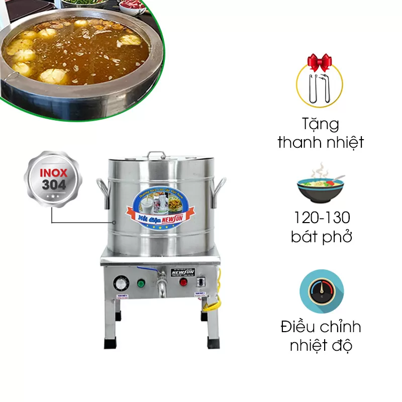 Nồi nấu nước lèo 50L