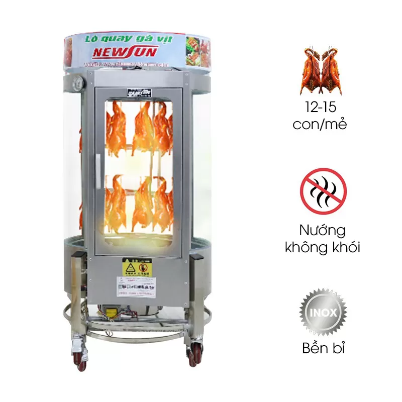 Lò quay gà vịt 680 NEWSUN - Chính Hãng, Giao Hàng Toàn Quốc