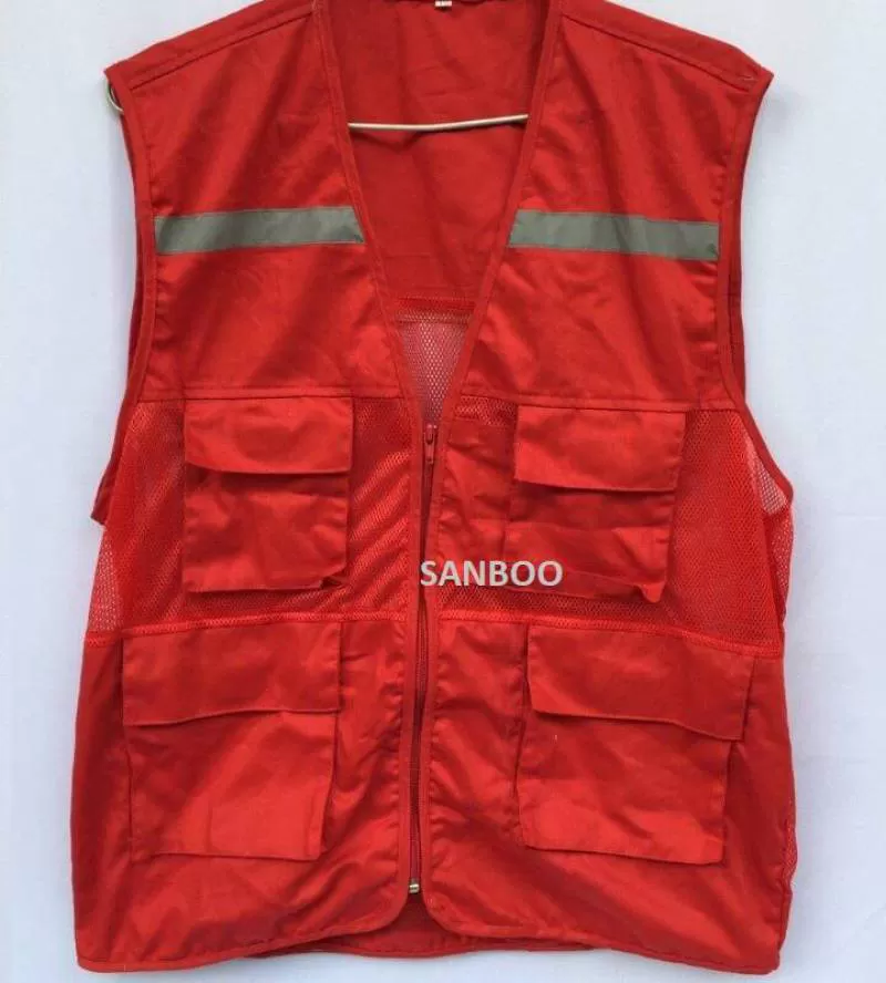 Áo gile bảo hộ – Màu Đỏ