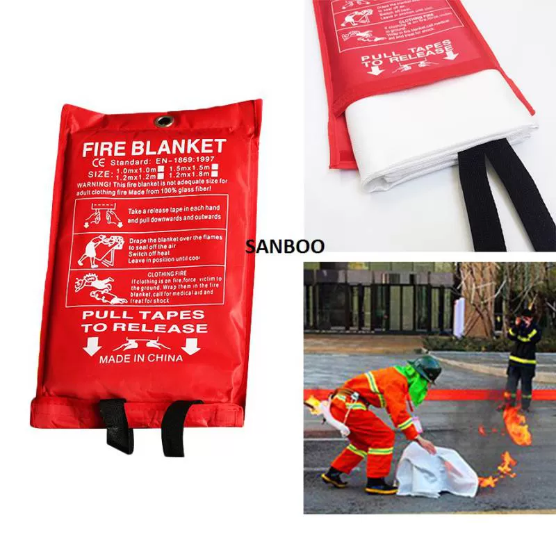 Chăn pccc chịu nhiệt dập lửa vải sợi thủy tinh – 1,5mx1,5m 