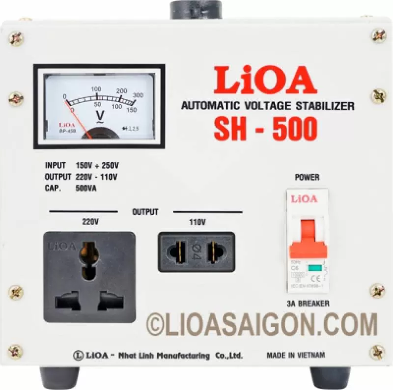 Ổn áp Lioa 0.5KVA - LiOA SH-500