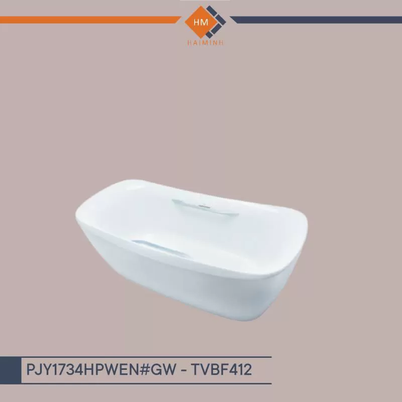 Bồn tắm GALALATO cao cấp đặt sàn bao gồm thanh tay vịn - PJY1734HPWEN#GW / TVBF412