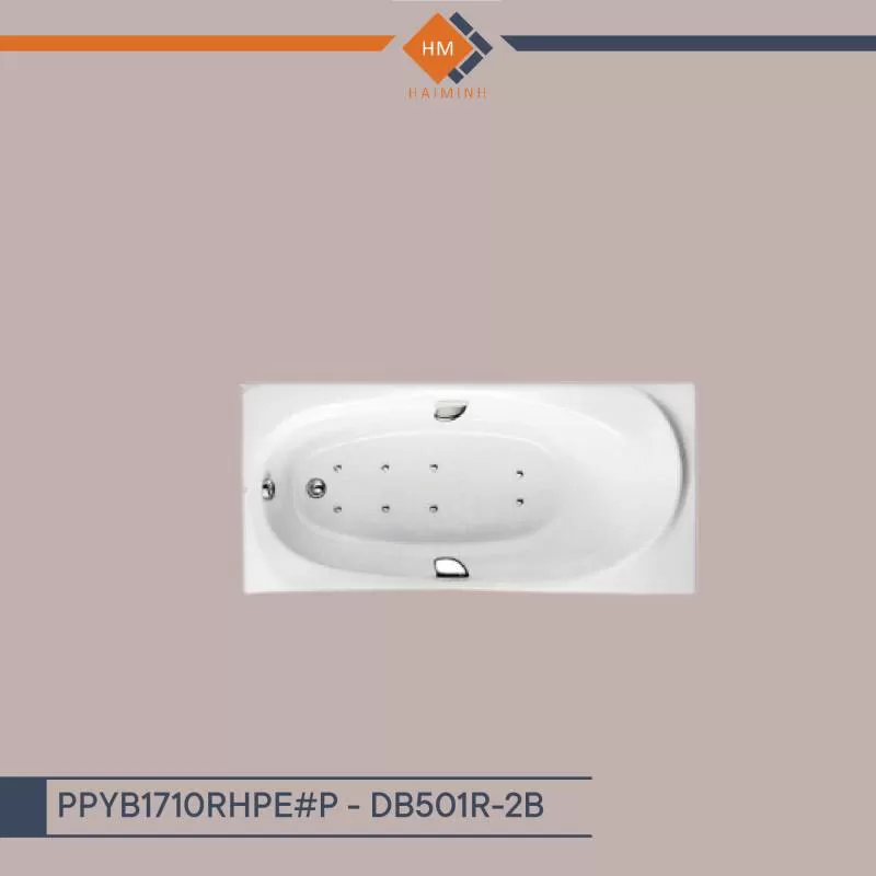 Bồn tắm ngọc trai có tay vịn - PPYB1710RHPE#P / DB501R2B