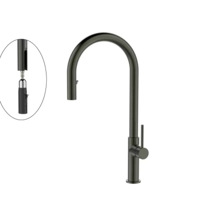 ES-10829-393QS VÒI BẾP NL RÚT DÂY MÀU XÁM ESSLINGER-CODE 108151