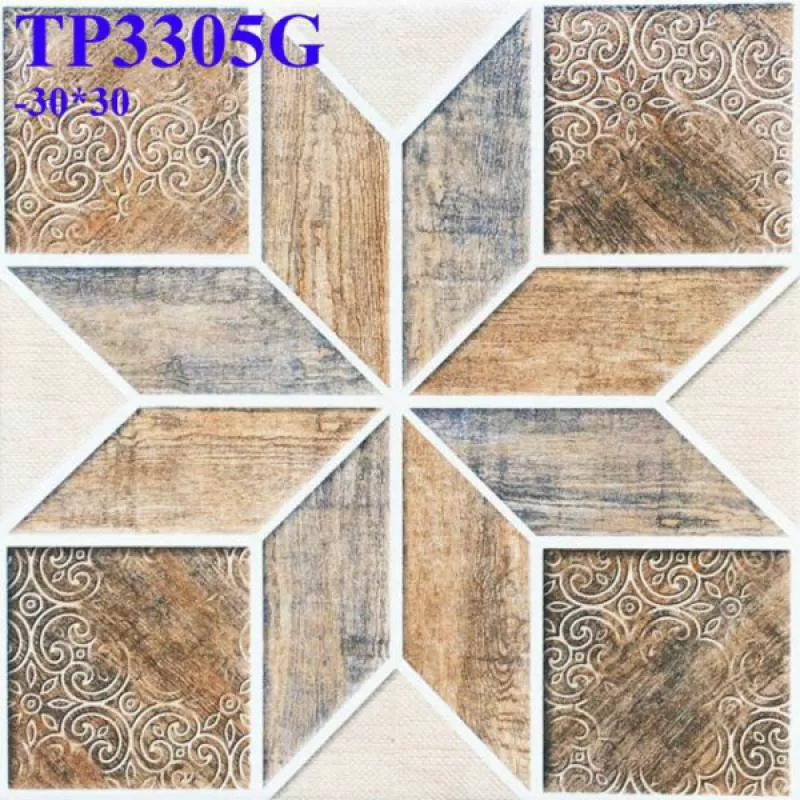 Vintage Floor Tile (30×30 cm) – Code 106361