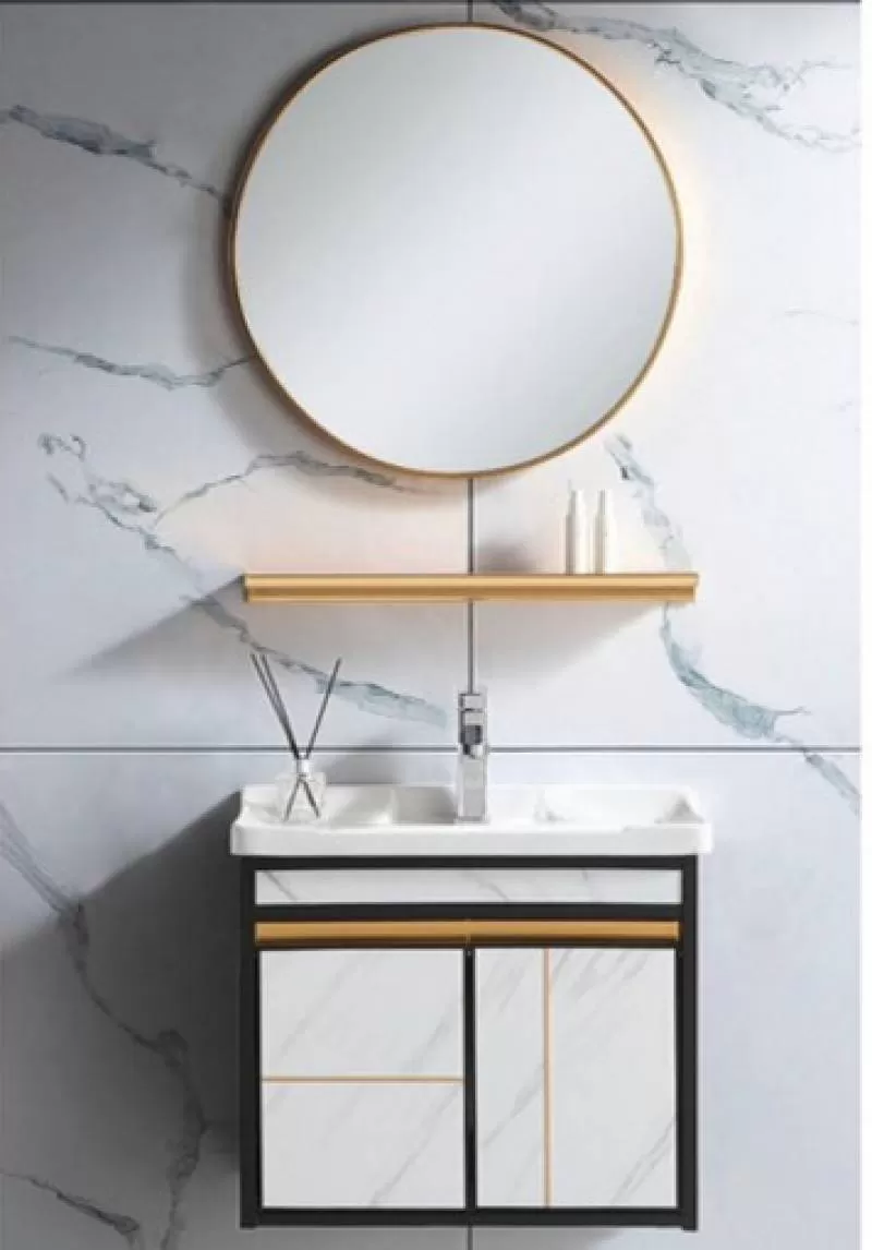 Elegant Aluminum Vanity Set – Code 106383