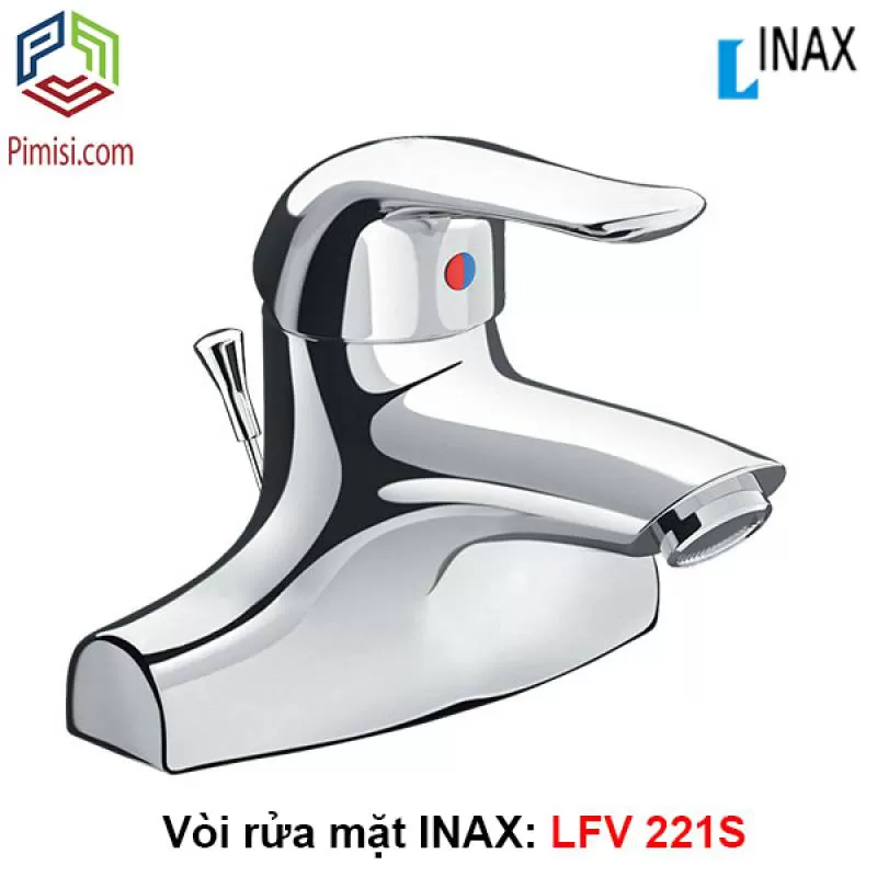 Vòi rửa lavabo INAX LFV-221S nóng lạnh chậu 3 lỗ 