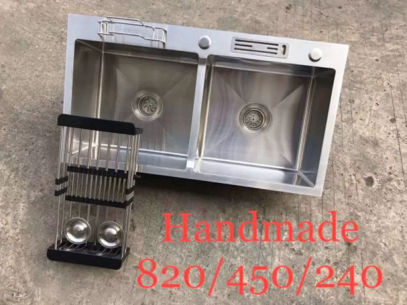 CHẬU 2 HỐ K8245 CÂN-CD-201