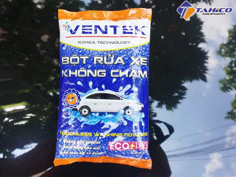 Bột rửa xe không chạm Ventek chuyên cho xe TẢI