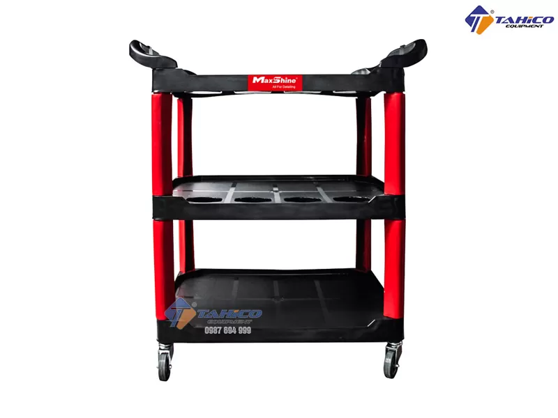 Xe đẩy đồ 3 ngăn cho trung tâm detailing 702302 Maxshine