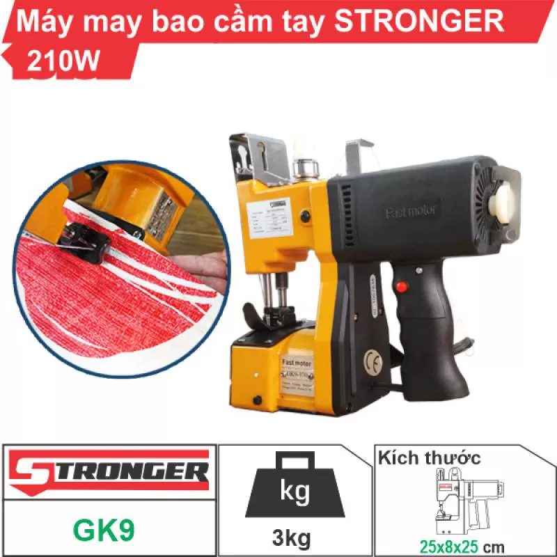 Máy may bao bì cầm tay Stronger GK9 chính hãng, giá rẻ 