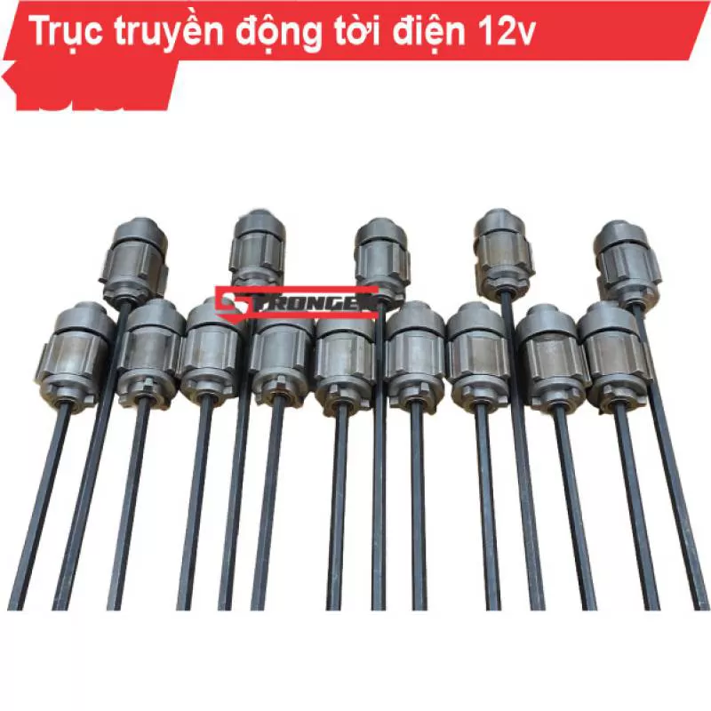 Trục truyền động tời điện 12v 6000lbs + 12000lbs 