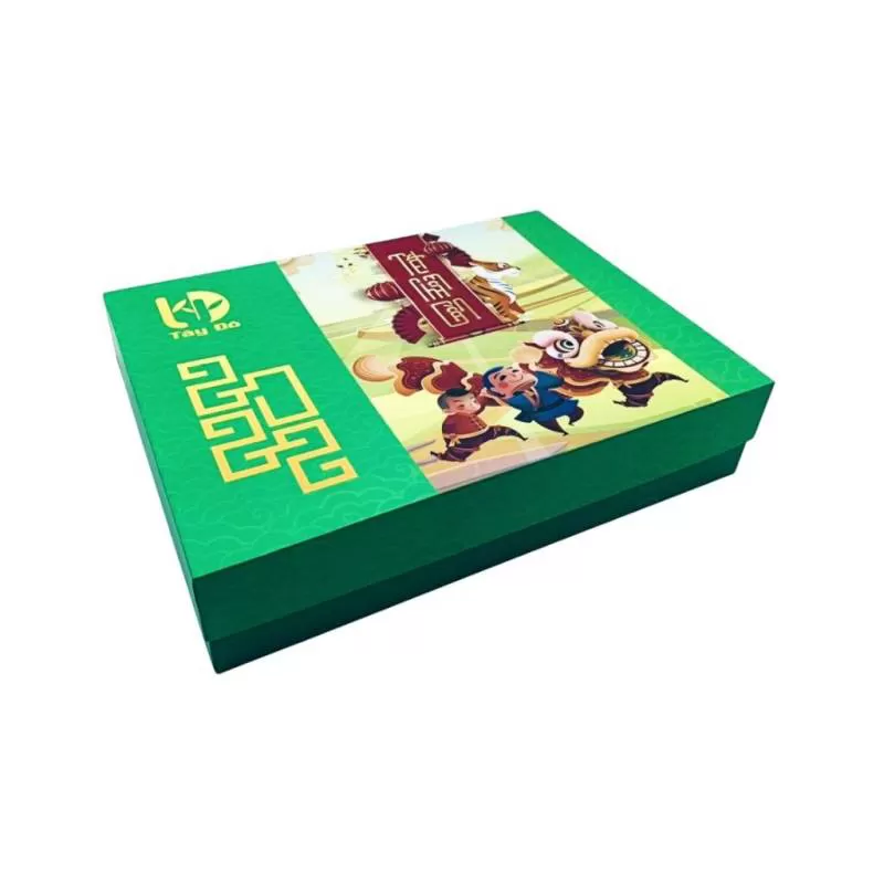 Mẫu hộp âm dương có khay cố định đựng rượu và quà Tết