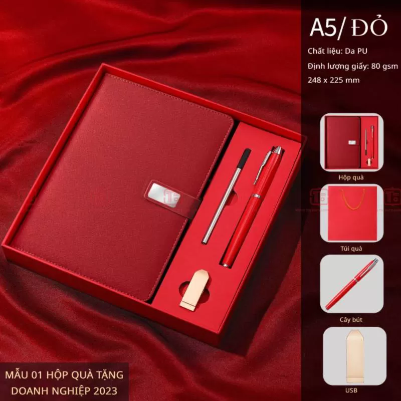Bộ 3 sản phẩm quà tặng doanh nghiệp cao cấp 2023
