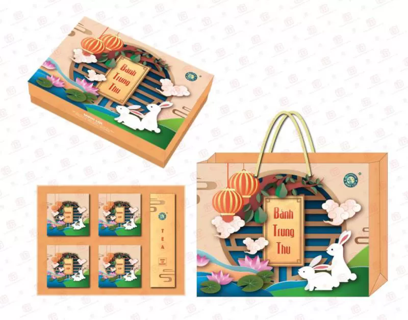 Hộp bánh Trung Thu 2021 mẫu 02