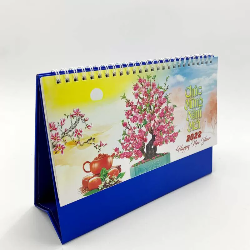 Lịch để bàn giá rẻ 2022 với các mẫu thị trường, thiết kế sẵn