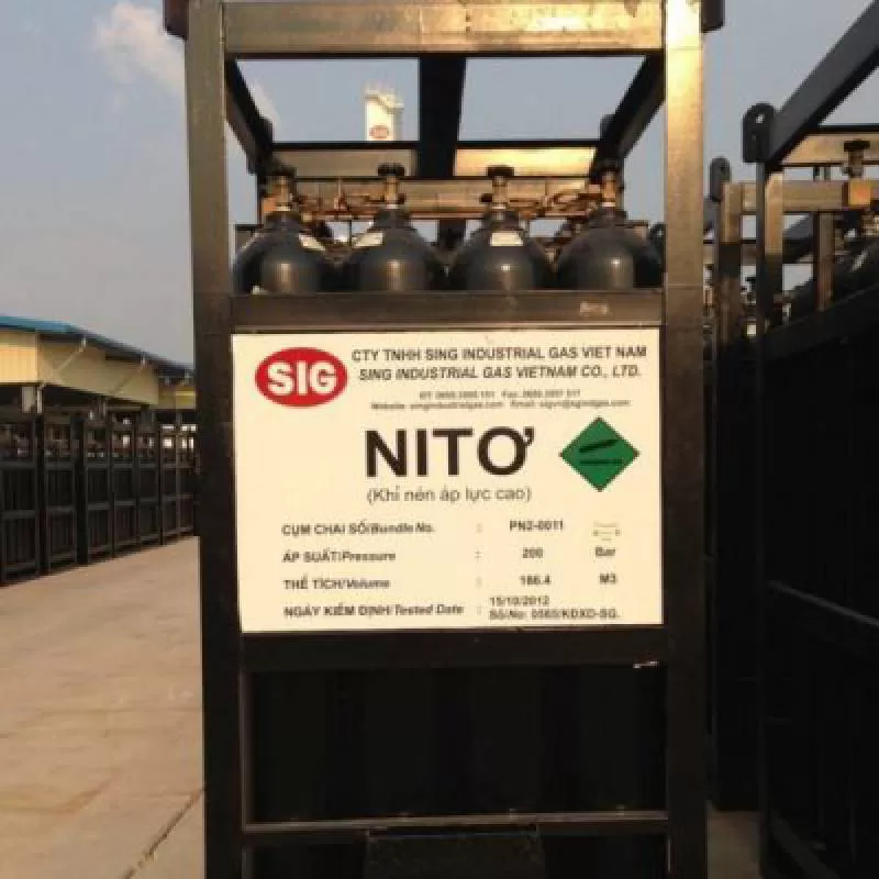 氮气 - Khí công nghiệp Sing Industrial Gas Vietnam 