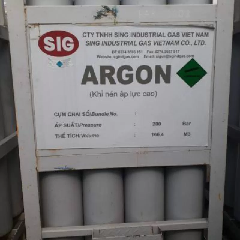 氩气 - Khí công nghiệp Sing Industrial Gas Vietnam