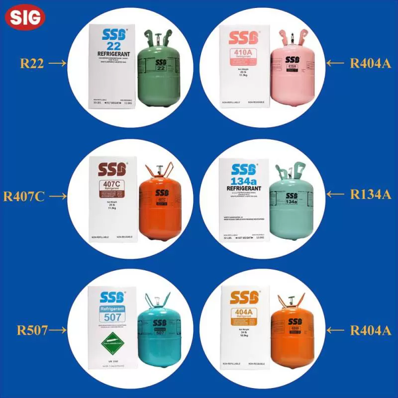 提供冷气体产品 - Khí công nghiệp Sing Industrial Gas Vietnam