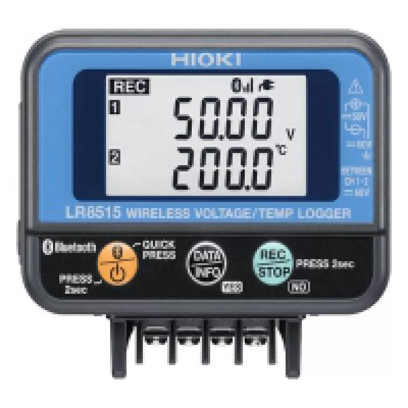 Bộ ghi dữ liệu điện áp, nhiệt độ không dây Hioki LR8515