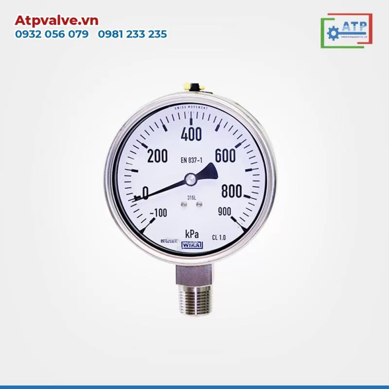 Đồng Hồ Áp Suất Có Dầu