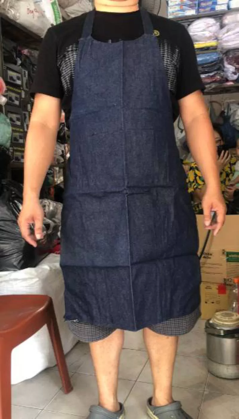 Yếm vải bạt, bán yếm, bán tạp dề