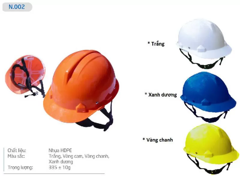 Mũ bảo bình 2 quai n002