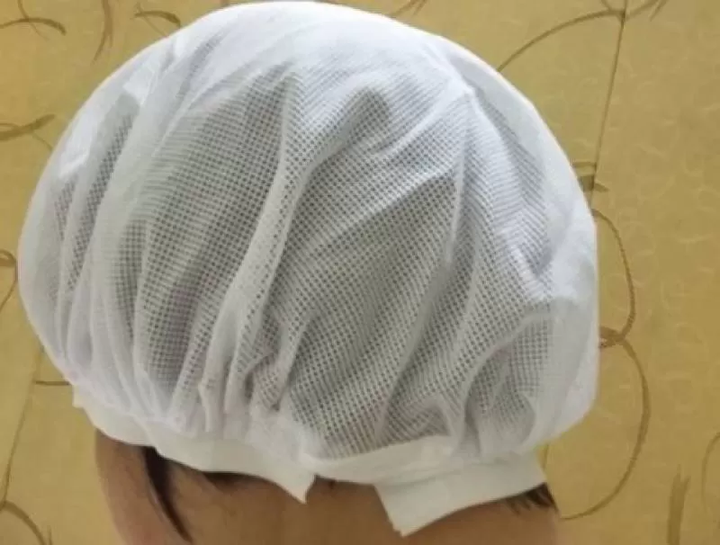 Mũ lưới bao tóc công nhân, mũ vải lưới bao tóc, mũ lưới bo chun bao tóc