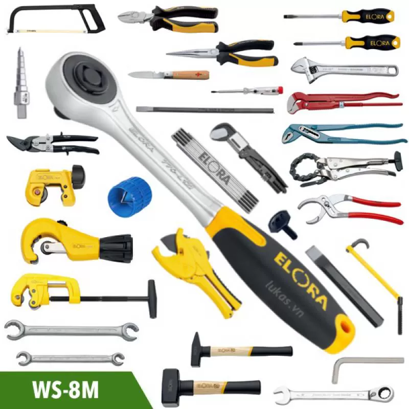 Bộ dụng cụ 57 món hệ mét WS-8M Elora Germany