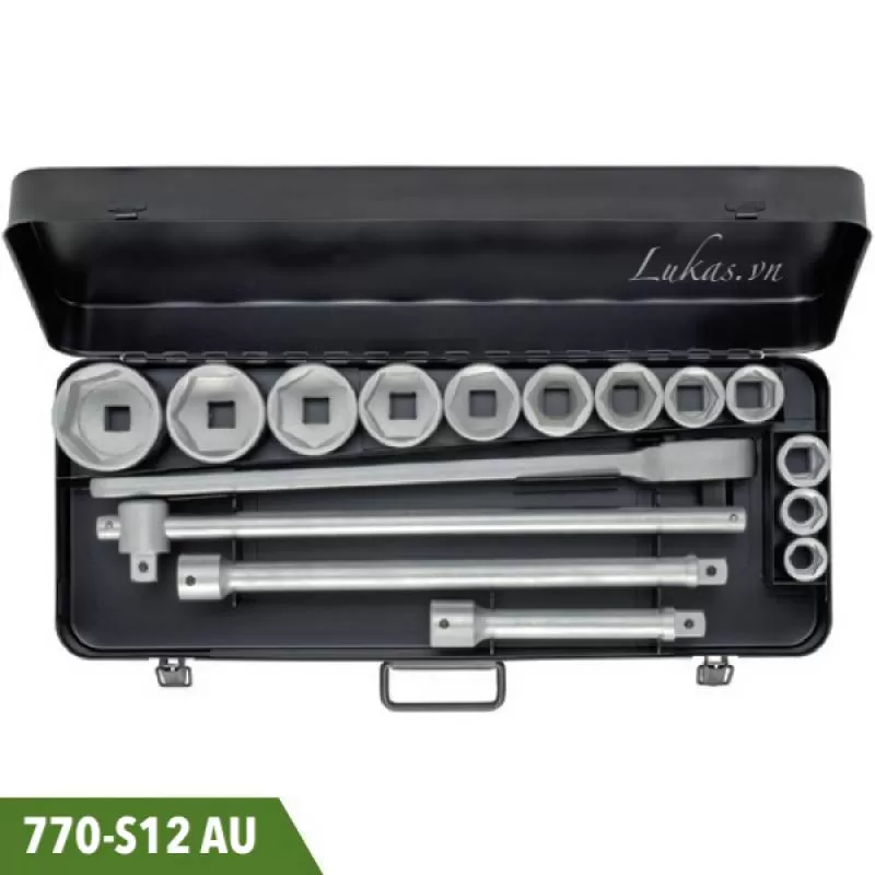 Bộ khẩu 16 món 3/4 đến 2 inch 770-S12 AU đầu vuông 3/4 inch Elora 