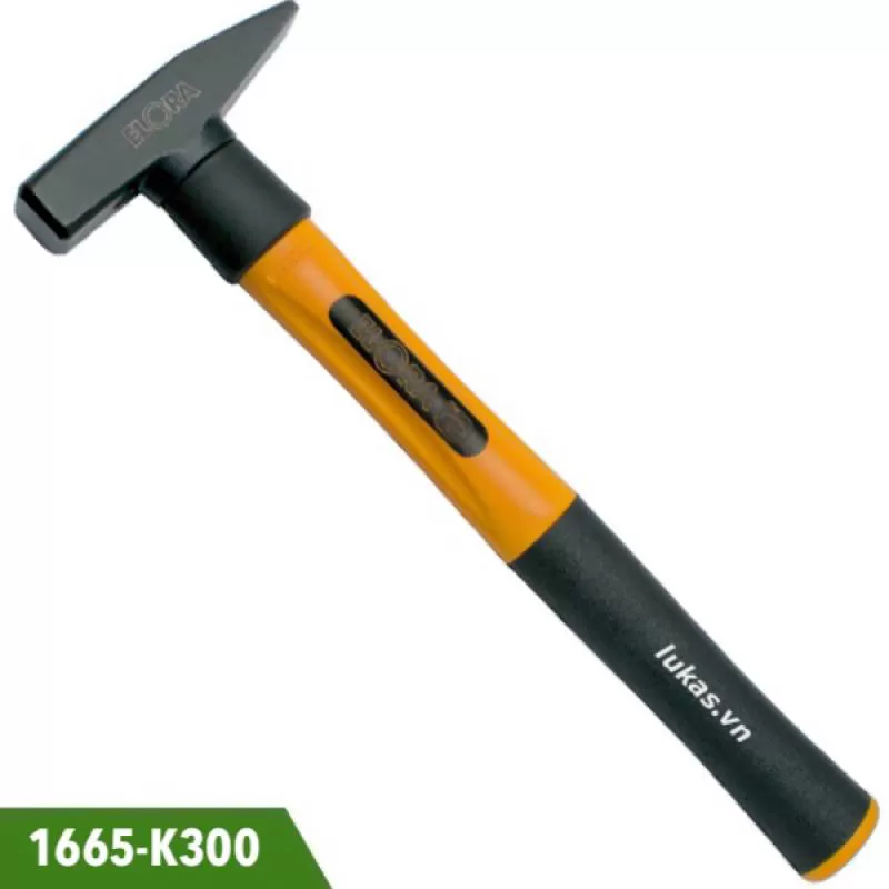 Búa kỹ thuật cán nhôm 300g 1665-K300 Elora Germany
