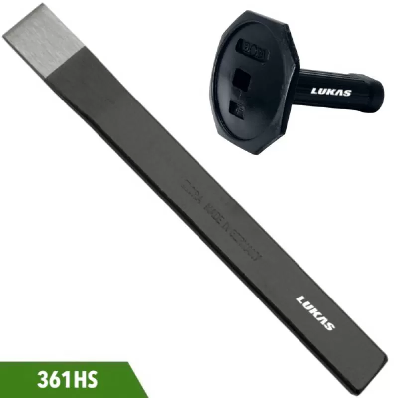 Bộ đục dẹt và cán bảo vệ 361HS Elora Germany