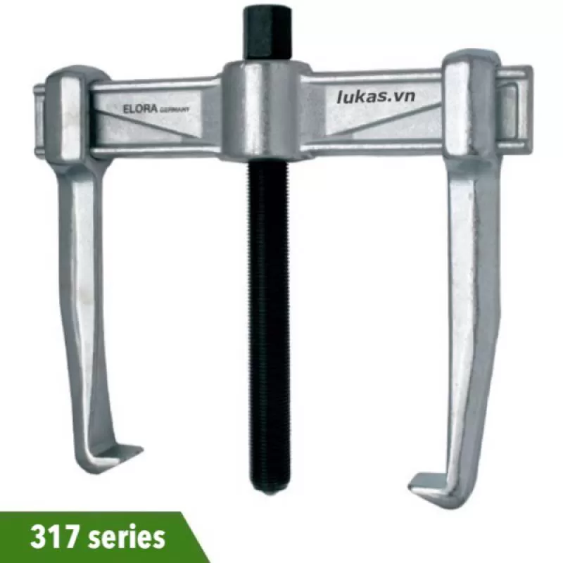 Cảo cơ khí 2 chấu 317 Elora Germany, độ mở từ 80-350mm 
