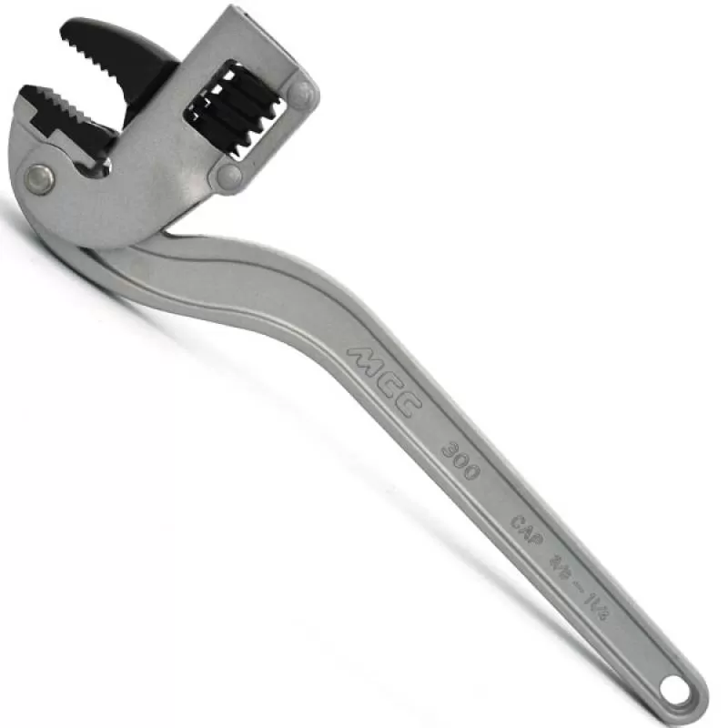 Mỏ lết răng vặn góc 10 inch CWALAD25 MCC Japan, cán nhôm 