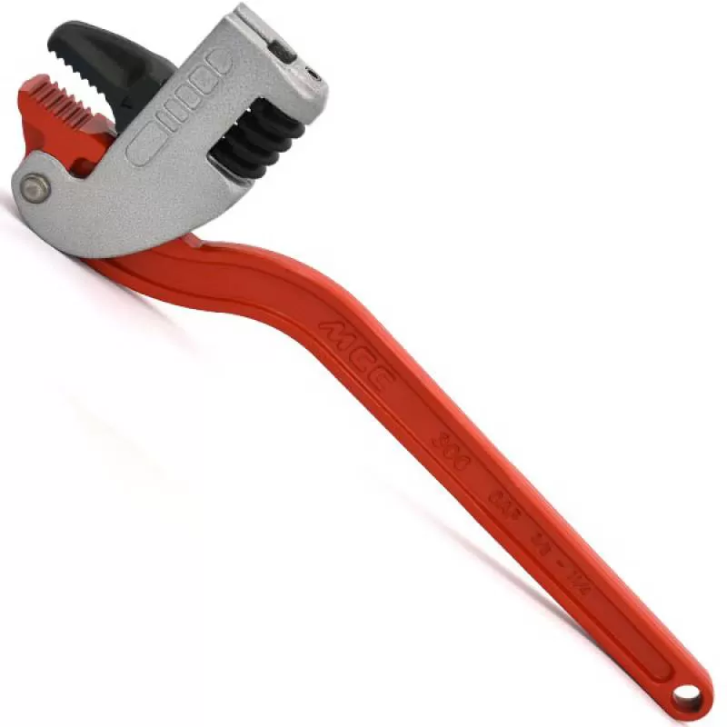 Mỏ lết răng vặn góc 12 inch CW-300 MCC Japan, ngàm lệch 90 độ 