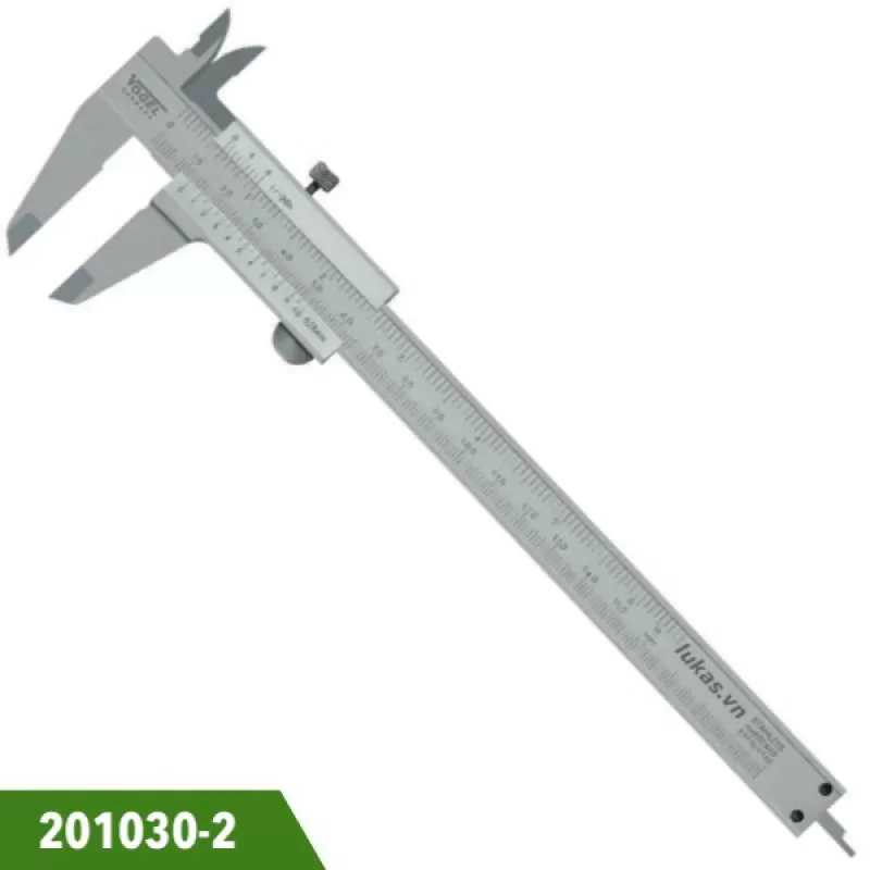 Thước kẹp cơ inox 150mm, độ chính xác 0.05mm, Vogel 201030-2 