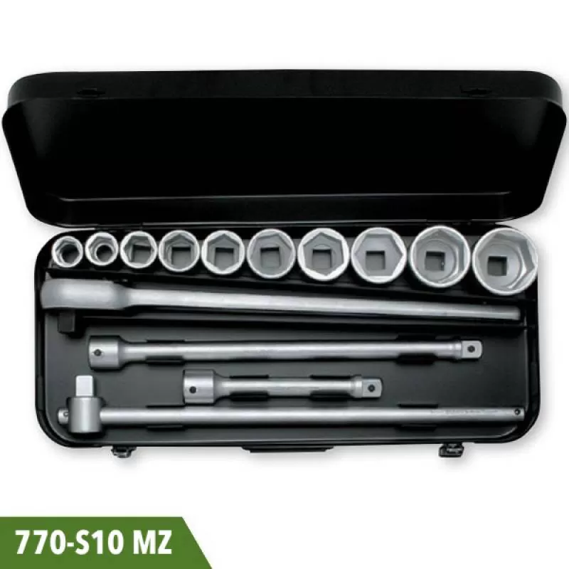 Bộ tuýp 14 món 22-50mm 770-S10 MZ, đầu vuông 3/4 inch Elora