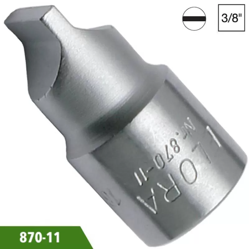 Đầu vít dẹp 3/8 inch dài 39mm, 16x3mm, Elora 870-11 