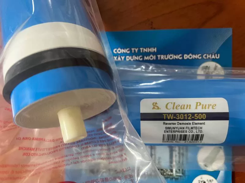 Màng RO Clean Pure dân dụng TW-3012-500 công suất trung bình
