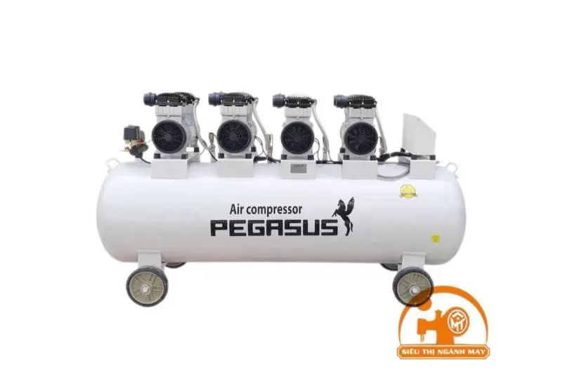 Máy nén khí không dầu, giảm âm Pegasus TM-OF1100*4-500L 
