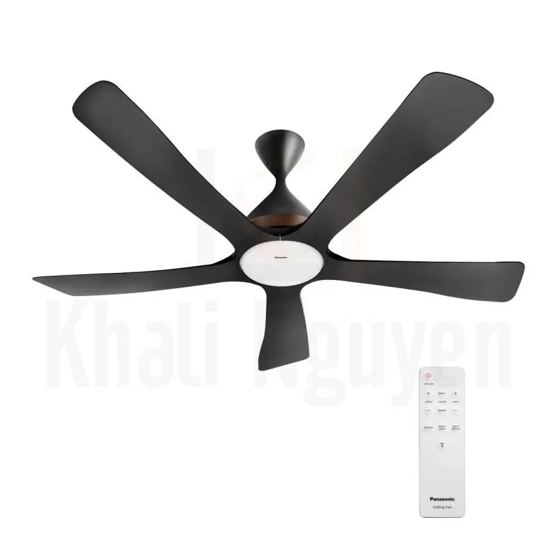 Quạt Trần 5 Cánh Panasonic F‑60DGN Màu Đen 