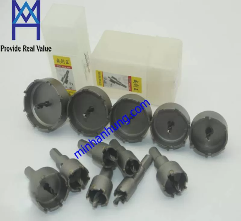 Mũi khoét inox , mũi khoét hợp kim, mũi khoét lỗ inox