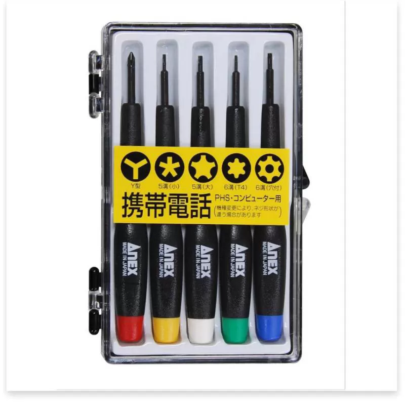 Bộ tô vít mini chữ Y,T No.3475 Anex